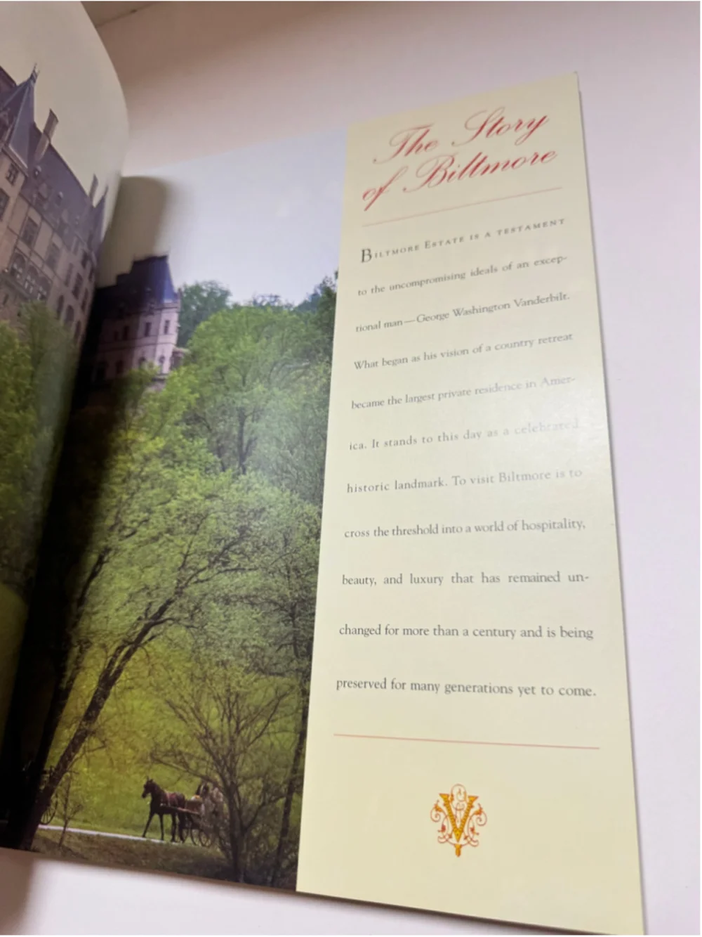 A Guide to the Biltmore Estate (2001, Paperback) Asheville, NC Color Photos